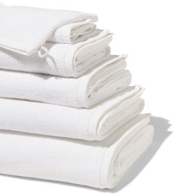 HEMA Handdoeken Tweedekans Recycled Katoen Wit (wit)