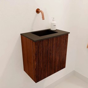 Mondiaz Joya 40cm toiletmeubel ruby met wastafel faye midden zonder kraangat urban