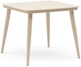 Dining Tuintafel  90 x 90 cm Aluminium Taupe Vienna
