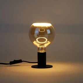 E27 dimbare LED lamp G125 goldline 6W 300 lm 1900K