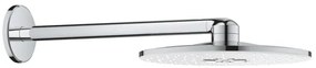 GROHE Rainshower Smartactive 310 Hoofddouche - 31cm - 2 straalsoorten - wandarm 43cm - moon white/chroom 26475ls0