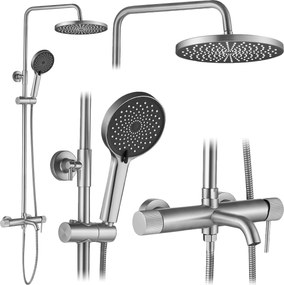 Doucheset Rea Lungo Stripe Brush Nickel