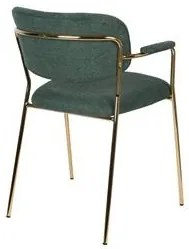 House of Rebels Eetkamerstoel - Roos - Goud/Donkergroen - House of Rebels