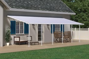 Aluminium terrasoverkapping Sierra Palram - Canopia 3 x 9,71 m wit