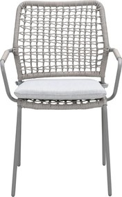 Garden Impressions Natas tuinstoel stapelbaar taupe - natural sand