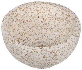 Differnz Boomer Waskom - 21x12cm - rond - Terazzo - Beige 36.102.31