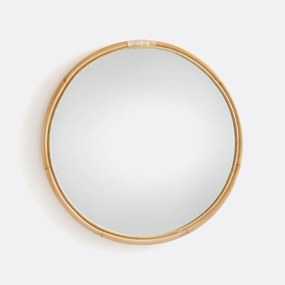 Ronde spiegel in rotan Ø90 cm, Nogu