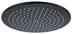 Fortifura Calvi Hoofddouche 30cm - rond - 6mm - zwart mat SW1139120