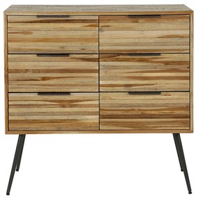 Eigentijdse Ladekast Met 6 Lades - 90x30x88cm.