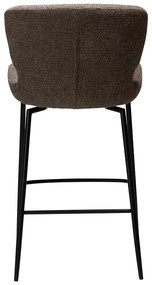 Dan-Form Glory Swivel Draaibare Barstoel Bruin Boucle