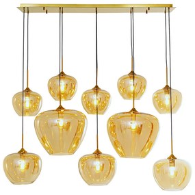 Kare Design Sphere Amber Grote Design Hanglamp Amber Glas