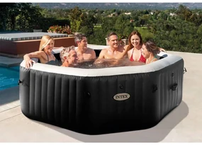 INTEX Bubbelmasagebad PureSpa voor 6 personen octagon 218x71 cm