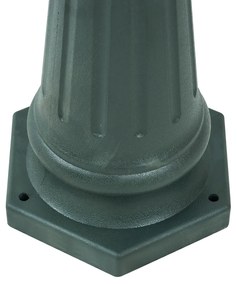 Klassieke buiten lantaarn donker groen 217cm 3-lichts IP44 - New Haven