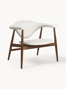 Loungefauteuil Masculo van walnoothout