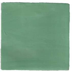 Vloertegel Terre d'Azur Madelaine 13x13 cm  Green 0,5 M2