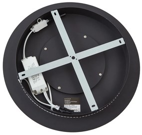 Moderne plafondlamp zwart 40cm incl. LED 3-staps dimbaar - Morning