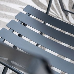 Garden Impressions Pisa bistro tuinset 3-delig - donker grijs