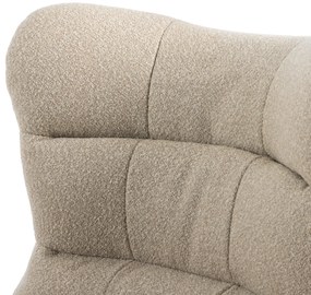 Oorfauteuil Modern Beige Stof