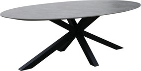 Puccini dining tuintafel 220x120 cm ovaal keramisch blad