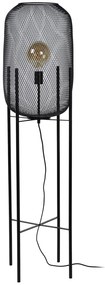 Lucide Mesh staande lamp 135cm 1x E27 zwart