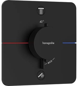 Hansgrohe Showerselect Comfort Q thermostaat inbouw voor 2 functies matzwart 15583670