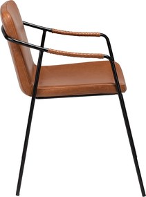 Dan-Form Boto Design Eetkamerstoel Bruin Kunstleer