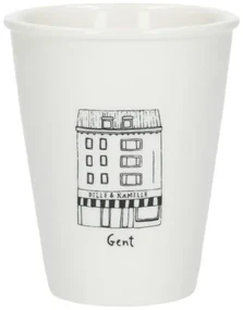 Gevel mok, Gent, porselein, 200 ml