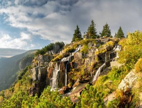 Kunstfotografie Pancava waterfall in Karkonosze national park, alex_ugalek, (40 x 30 cm)