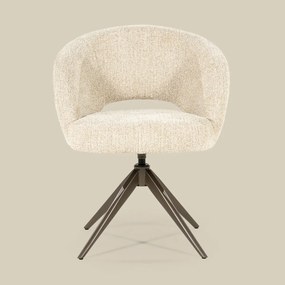 Eleonora Alissa Ronde Eetkamerstoel Beige