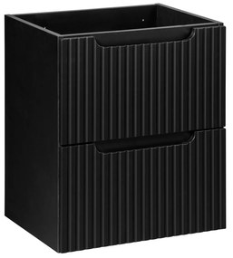 Comad Nova Black onderkast met 2 lades 50x40x60cm zwart