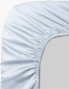 Boxspring hoeslaken Ava, katoensatijn, H 40 cm