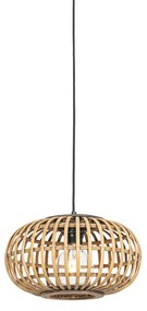 Oosterse hanglamp bamboe 32 cm - AmiraOosters E27 rond Binnenverlichting Lamp
