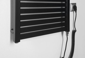 Sapho Tondi elektrische radiator zwart mat 45x97cm 300W