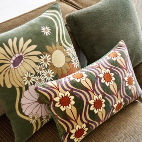 Rechthoekig kussenhoes in fluweel, Annie