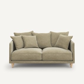 3-zits stonewashed fluwelen bank, Lazare