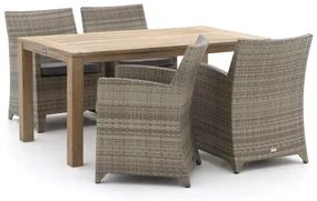 Forza Barolo/ROUGH-S 160cm dining tuinset 5-delig