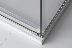 Polysan Altis douchecabine rechthoekig 110x90cm chroom