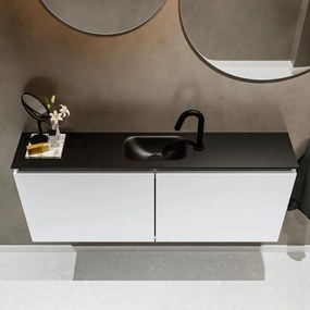 Mondiaz Ture 120cm toiletmeubel talc met wastafel urban midden 1 kraangat