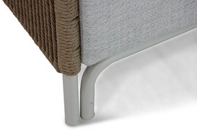 Hoek loungeset 6 personen Aluminium/rope Taupe  Coco Colorado