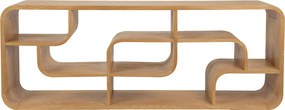 Zuiver Seven Open Kast Roomdivider Eikenhout - 60x35x160cm.