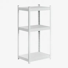 Stalen Rekken Met 3 Planken (120x60 Cm) Crenzi Wit - Sklum