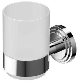 Geesa Naxos glashouder met glas chroom