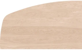 Goossens Excellent Eettafel Floyd, Semi ovaal 180 x 100 cm