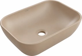 Mexen Rita opbouw waskom 45 x 32 cm, cappuccino mat - 21084564
