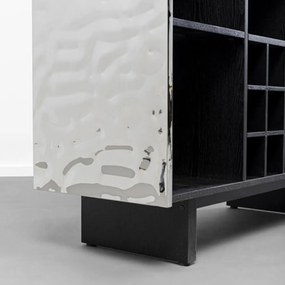 Kare Design Caldera Chroom Design Thuisbar - 120x48x105cm.