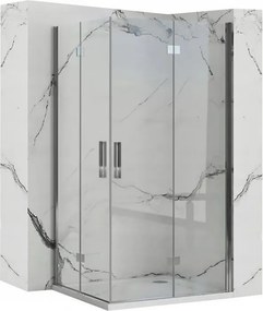 Kabina prysznicowa Rea Molier Chrome Double 100x100