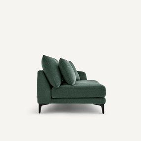 Halve bank, 2zit van polyestermix, MODERNISTE