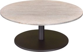 Lido lounge tafel 80x80x35 cm terre polystone travertine