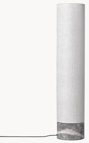 Dimbare LED vloerlamp Unbound met marmeren voet, in verschillende formaten