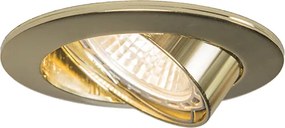 Smart inbouwspot goud kantelbaar incl. Wifi GU10 - Edu